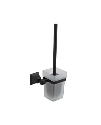 TYKER Pyramid toilet brush holder, Black matt