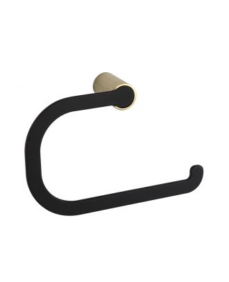 TYKER Wall mounted towel ring, black x gold