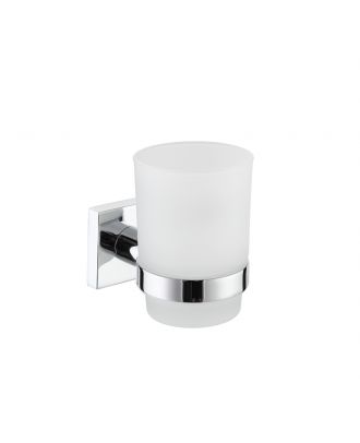 TYKER modern tooth-brush holder, chrome