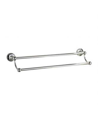 TYKER classic double towel bar chrome