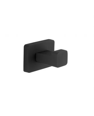 TYKER single robe hook - Black matt