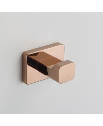 TYKER Bathroom accessories, single robe hook, roze gold