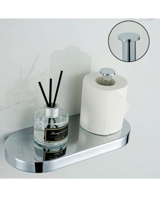 TYKER Stainless Steel Toilet Paper Holder with Phone Shelf