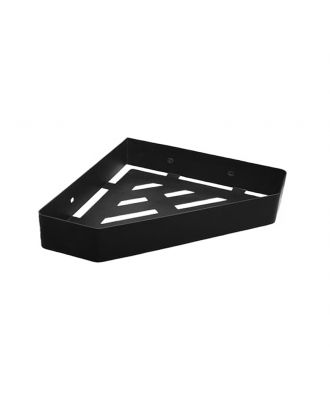 INFINITY Corner Shower Organizer Shelf in black