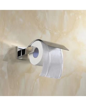 TYKER Stainless Steel Toilet Paper Holder with cover mirror finish