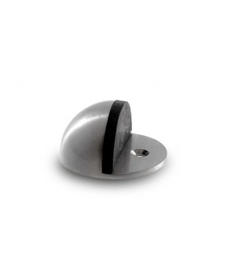 Steel door stop floor fixing, Satin