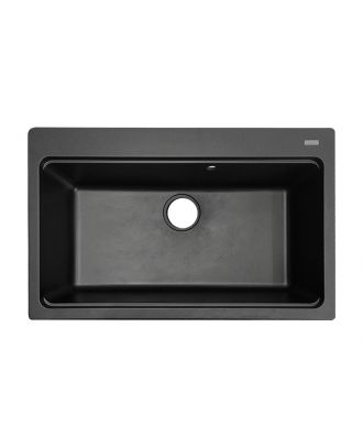 Granite kitchen sink 76X48, Galaxy Black