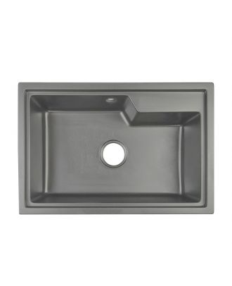 Granite kitchen sink 68X45, Dark Grey