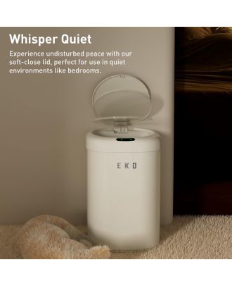 VINTAGE SENSOR TRASH BIN 12L, VANILLA