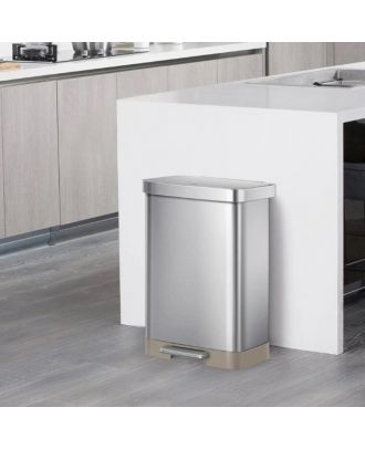Hudson stainless steel Pedal Bin 50L