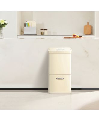 VINTAGE Sensor bin 50L convenient for sorting, Vanilla