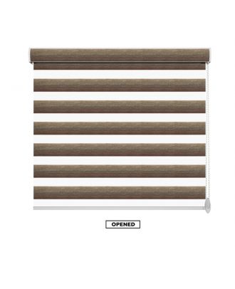 Zebra Roller Blind 120X150 cm, Brown