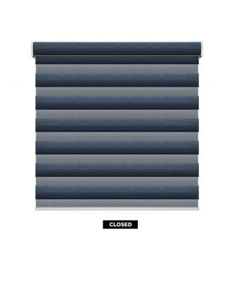 Zebra Roller Blind 150X150 cm, Navy Blue