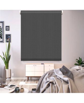 Blackout Roller Blind 120X150 cm, Dark Gray