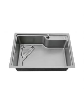 Stainless steel Kitchen Sink Multifunction 68X46cm, Grey