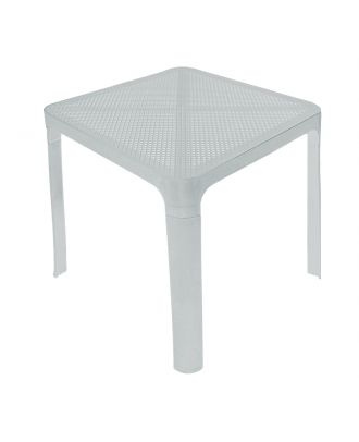Outdoor plastic Dot table 77cm, Light gray