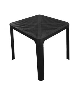 Outdoor plastic Dot table 77cm, Black