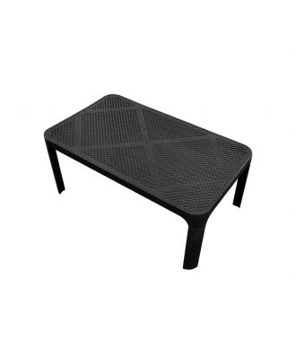 Dot Coffee Table 100X60 outdoor/indoor use, Black