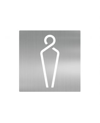 Wc Sign Stainless Steel - Men