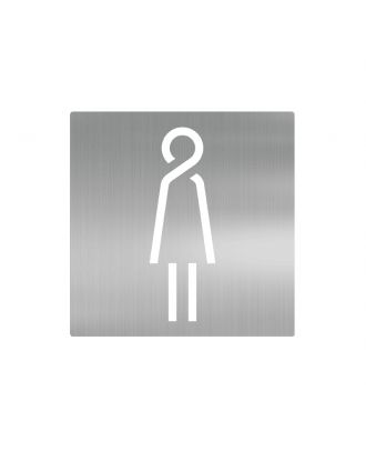 Wc Sign Stainless Steel - Women