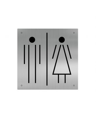 Wc Sign Stainless Steel - Women & Men