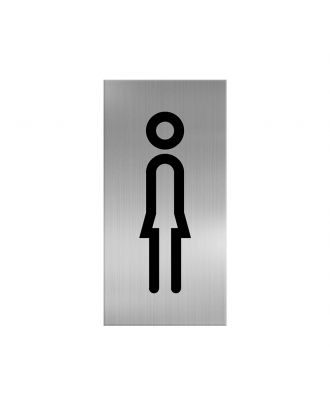 Wc Sign Stainless Steel - Men