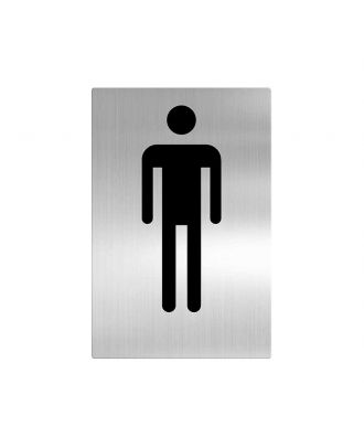 Wc Sign Stainless Steel - Men