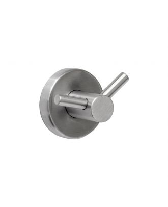 Double Robe Hook - Silver