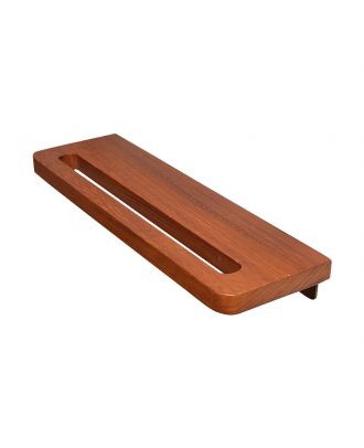 Brielle wooden towel, 38 cm, with gold stainless imprint