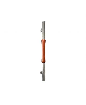 Pronto- Door Pull Handle -50Cm- Wood x Stainless Steel