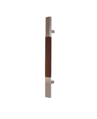 Chelsea Door pull handle 100 Cm-Beech wood x Stainless Steel 304