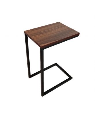 Black x Brown side table with