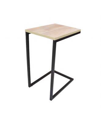 Black x Beige side table