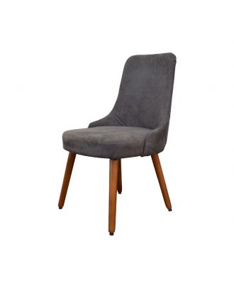 Sandy Dining chair-Gray fabric