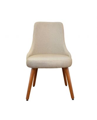 Sandy Dining chair-Beige fabric