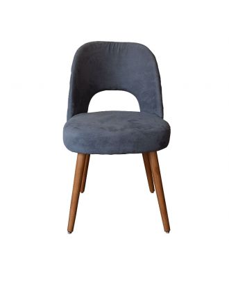 Candy Dining chair-Chamois fabric