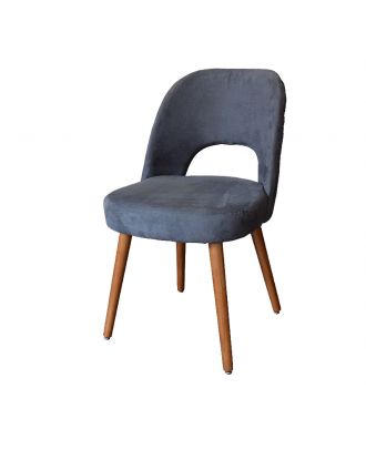 Candy Dining chair-Chamois fabric