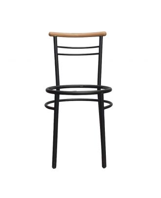 Metal Bar Stool Frame - Black