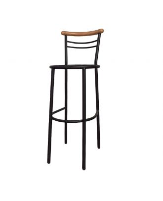 Metal Bar Stool Frame - Black