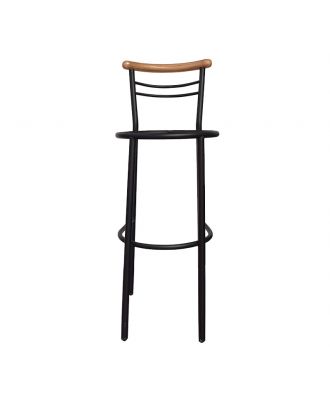 Metal Bar Stool Frame - Black