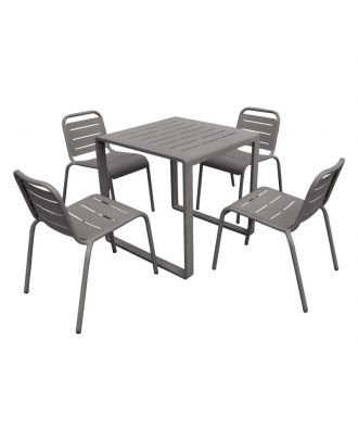 Copenhagen Aluminum Chair-Gray