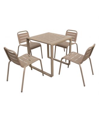 Copenhagen Aluminum Chair-Beige