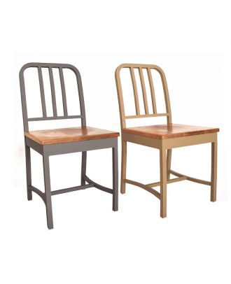 Yildiz chair made of Aluminum, Gray