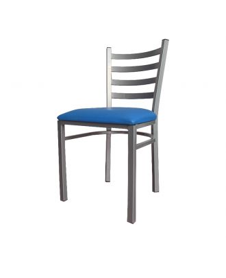 Cheetos Metal Chair Silver Base Blue