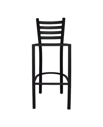 Metal Bar Stool Frame - Black