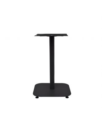 Square flat table base- Black