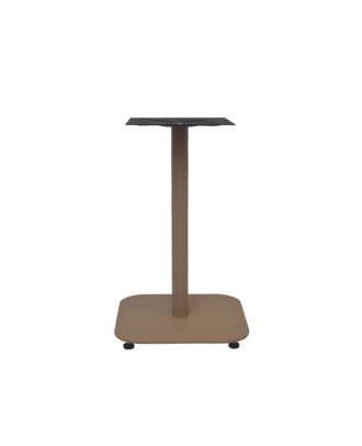 Square flat table base- Beige