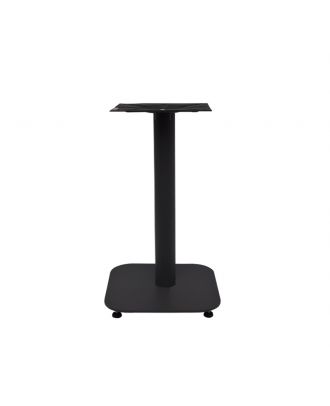 Square flat table base- Black