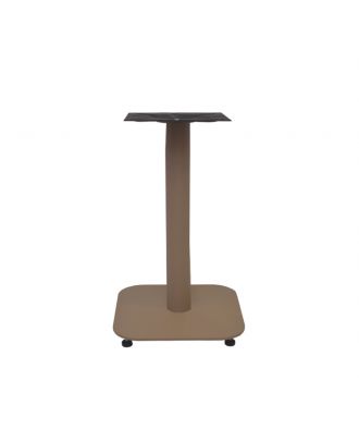 Square flat table base- Beige