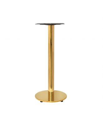 Round Bar table base- golden pvd